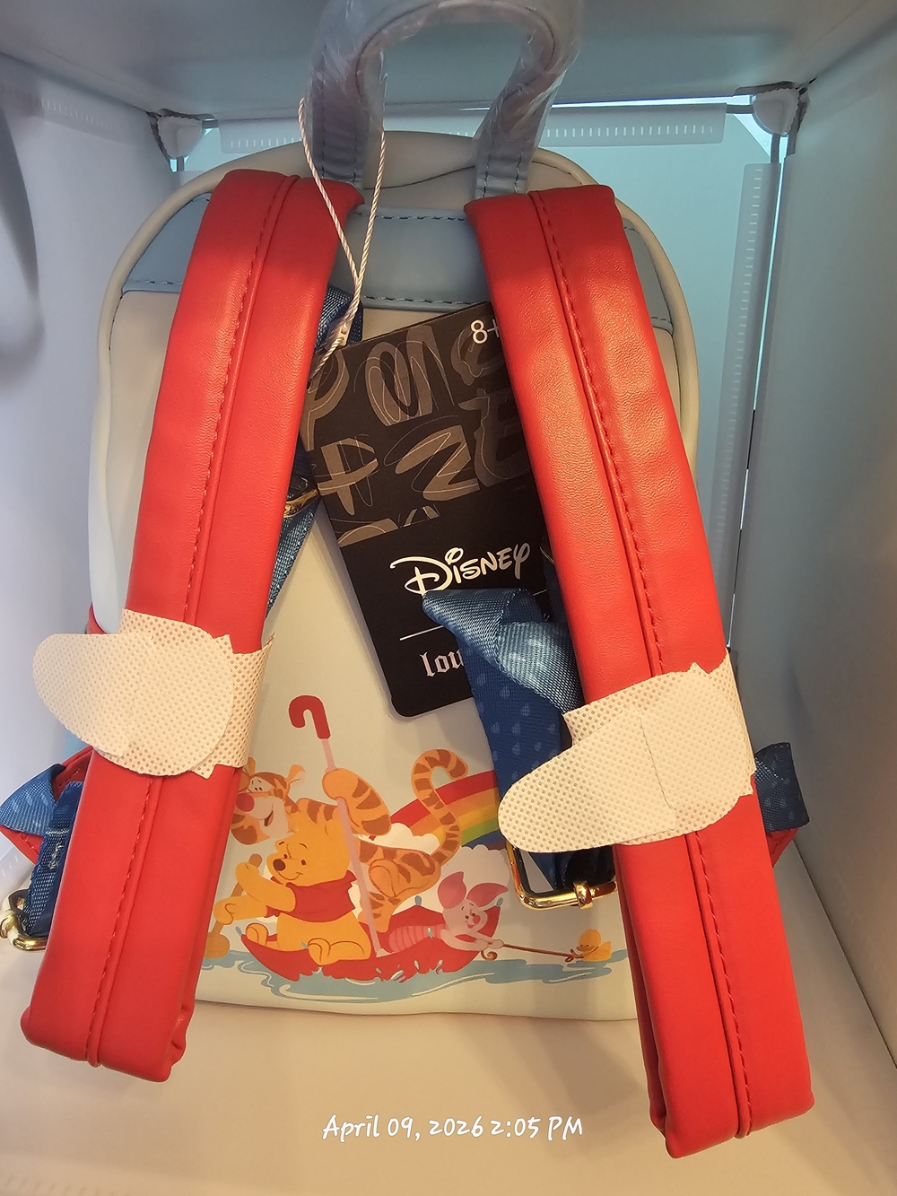 Loungefly Disney Winnie the Pooh and Friends Rainy Day Mini Backpack Rainy Day - Picture 5 of 5